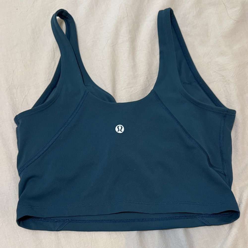 lululemon athletica Blue Crop Top